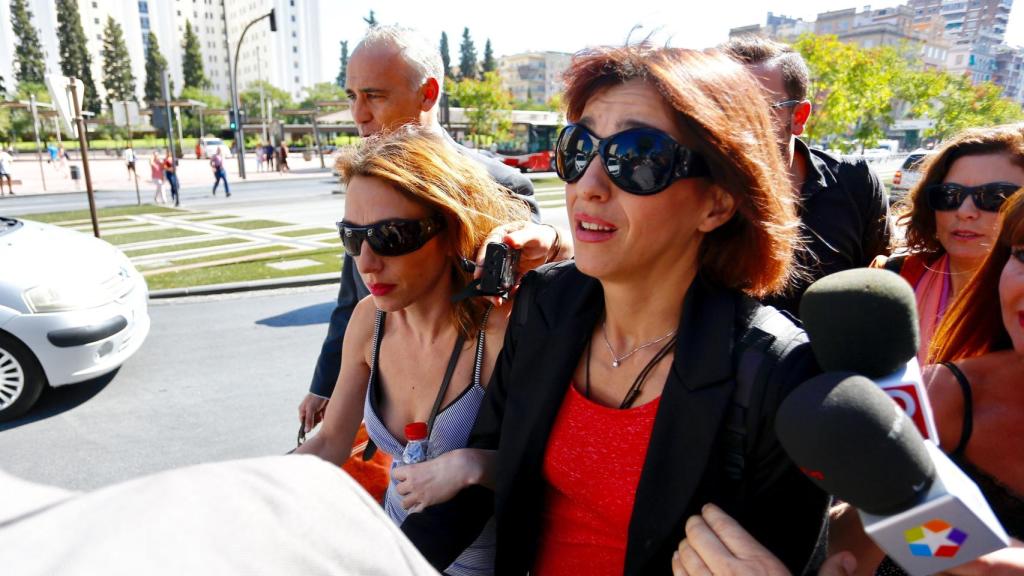 Juana Rivas, en los Juzgados de Granada, en una imagen de archivo.