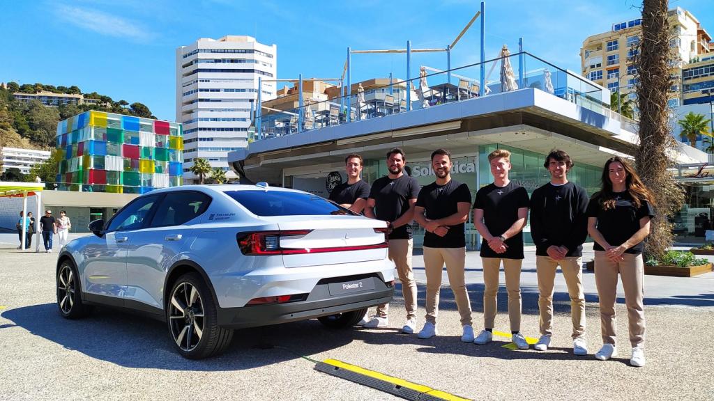 El coche de Polestar que se ha presentado en Málaga.