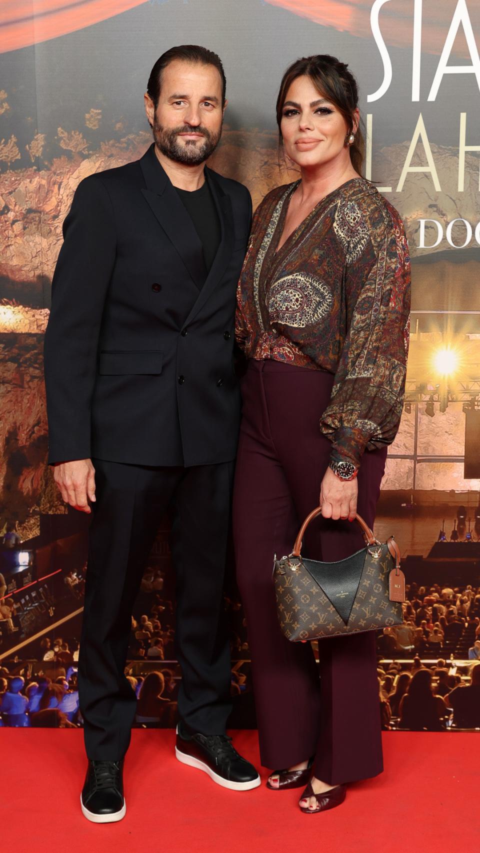 La modelo y su pareja, Miguel Almansa.