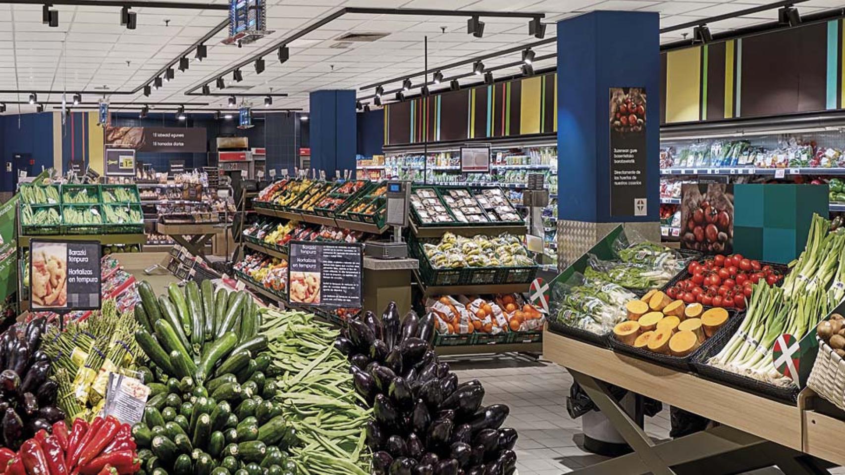 Supermercados de Eroski.