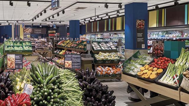 Supermercado de Eroski.