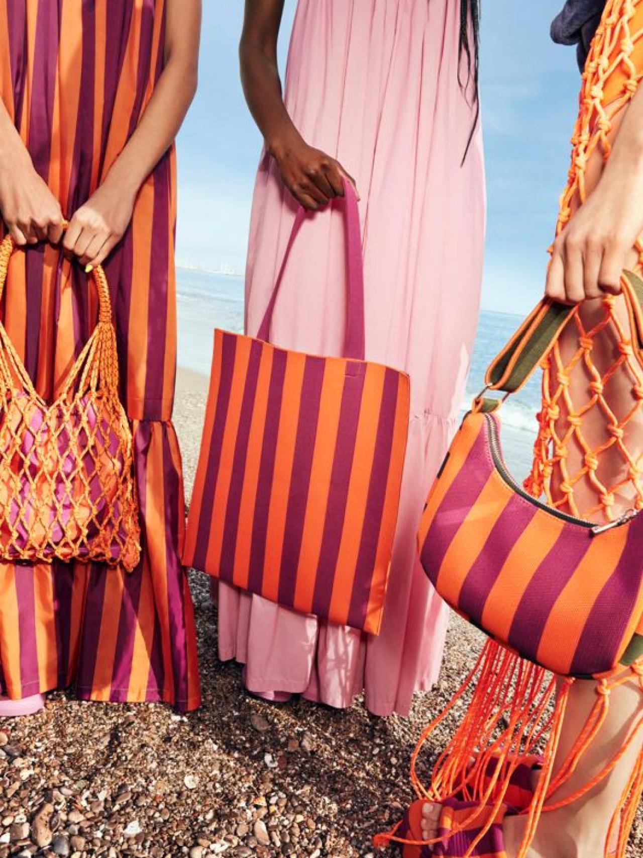 La nueva colección incluye maxi bolsos.