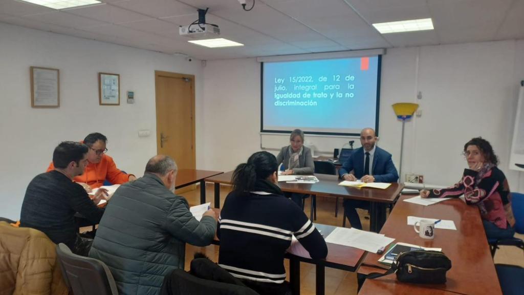 Un momento de la reunión de la comisión de Igualdad UTE Alicante.