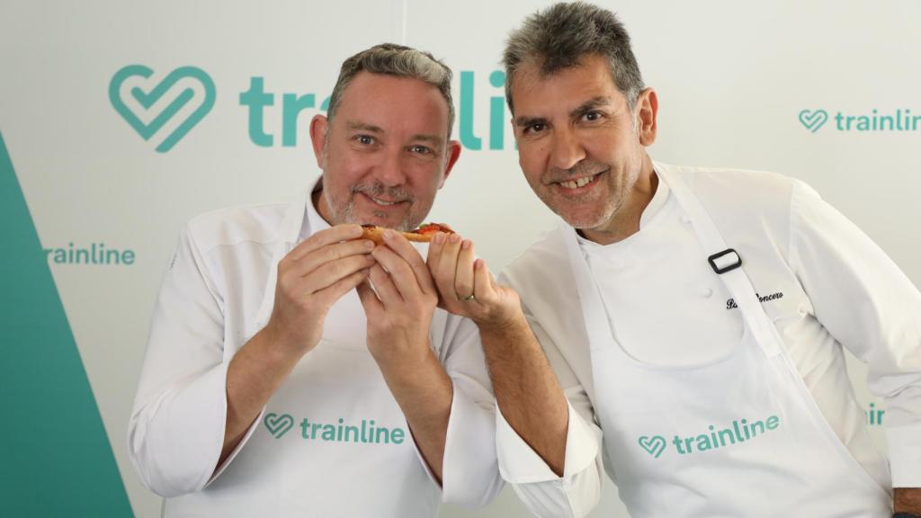 Albert Adrià y Paco Roncero muestran su elaboración.