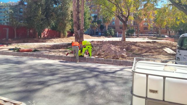 Inicio de las obras para reurbanizar la calle San Raimundo.