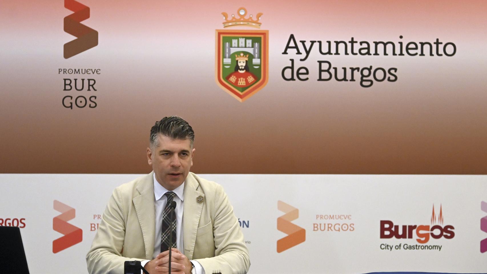 El portavoz de Cs en el Ayuntamiento de Burgos y vicealcalde, Vicente Marañón, en imagen de archivo