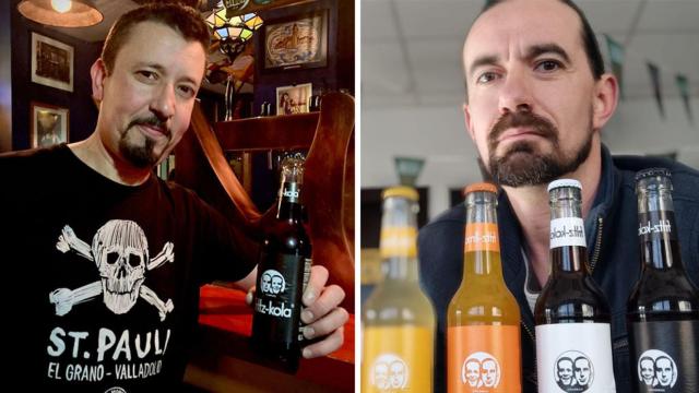 Víctor Morgan (izquierda) y Hugo de la Hera (derecha) con la Fritz-Kola