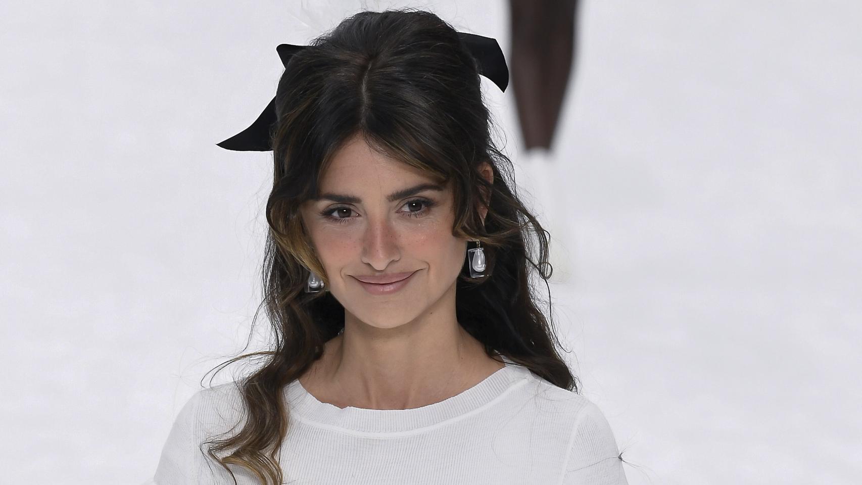 Penélope Cruz en un desfile de Chanel en 2019.