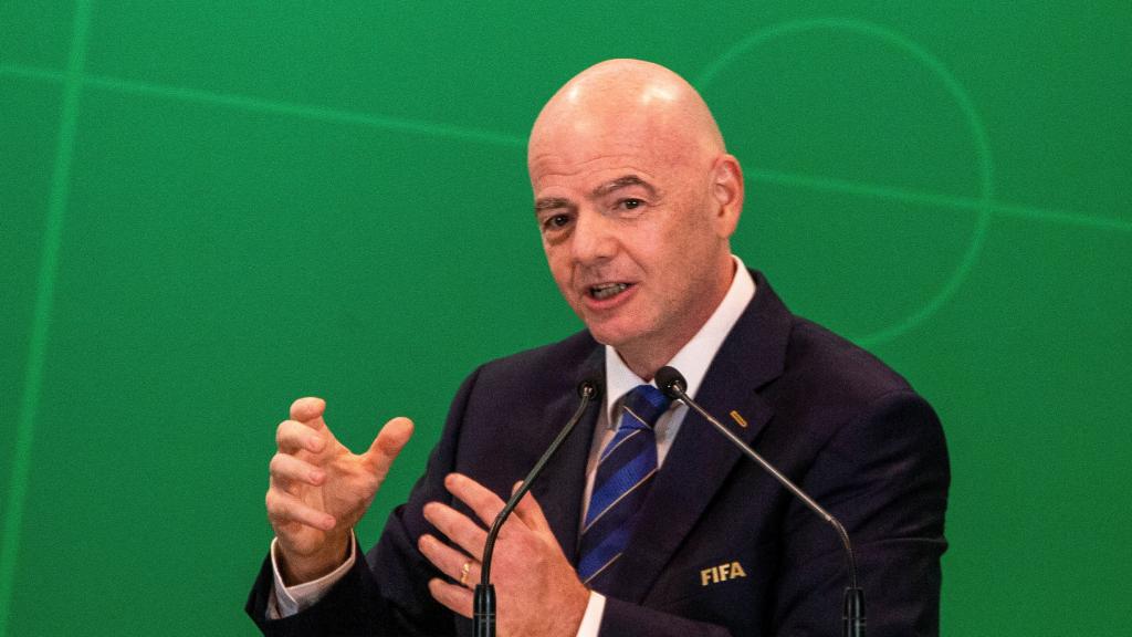 Gianni Infantino, en Ruanda
