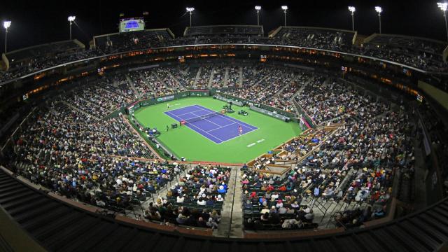 Pista central de Indian Wells.