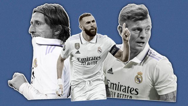 Modric, Benzema y Kroos