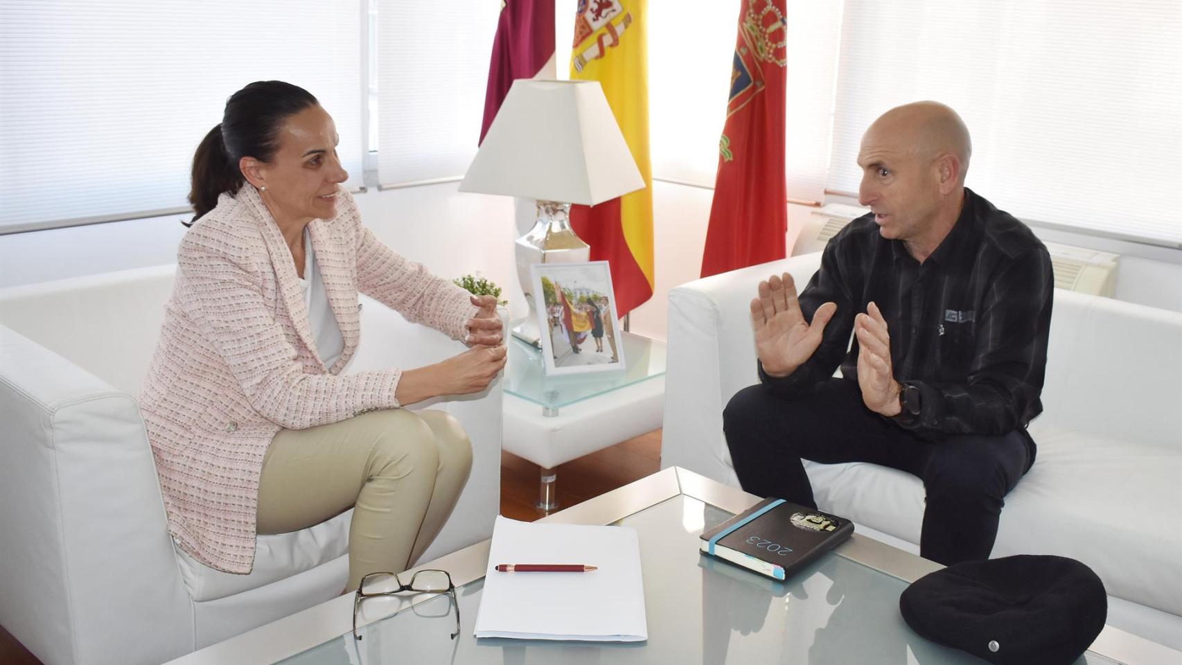 Eva María Masías y Luciano Mata. Foto: Ayuntamiento de Ciudad Real.