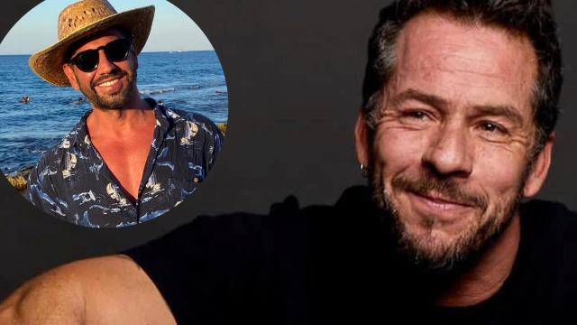 Nacho Palau y su actual pareja sentimental, Cristian Villela, en un montaje de EL ESPAÑOL.