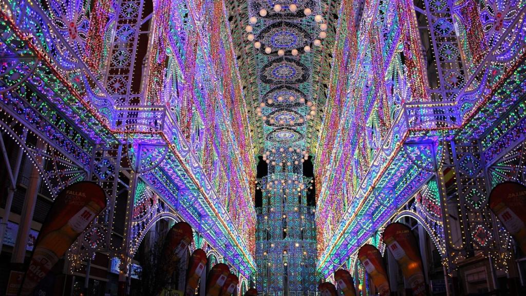 Las Fallas.