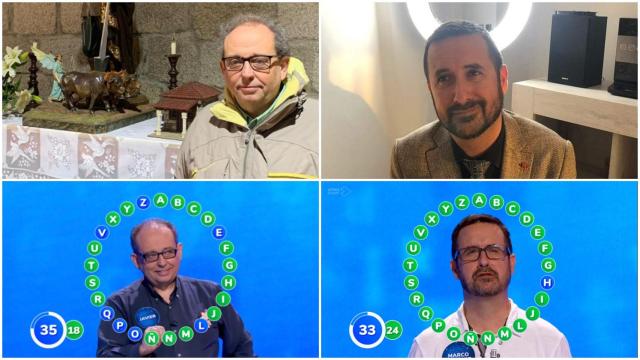 A la izquierda, el concursante Javier Dávila. A la derecha, el concursante Marco Antonio Marcos.