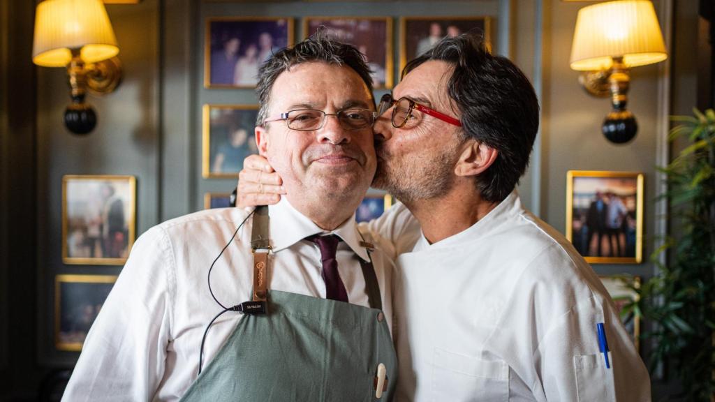 El chef Giancarlo Sebastianelli considera de la familia a Víctor Gutiérrez.