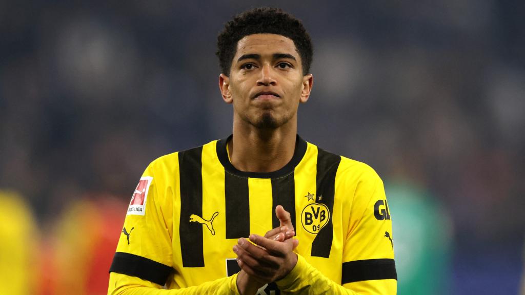 Bellingham, en su último partido con el Borussia Dortmund.