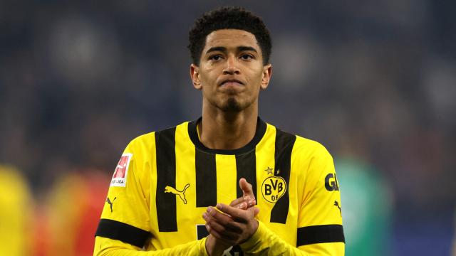 Bellingham, en su último partido con el Borussia Dortmund.