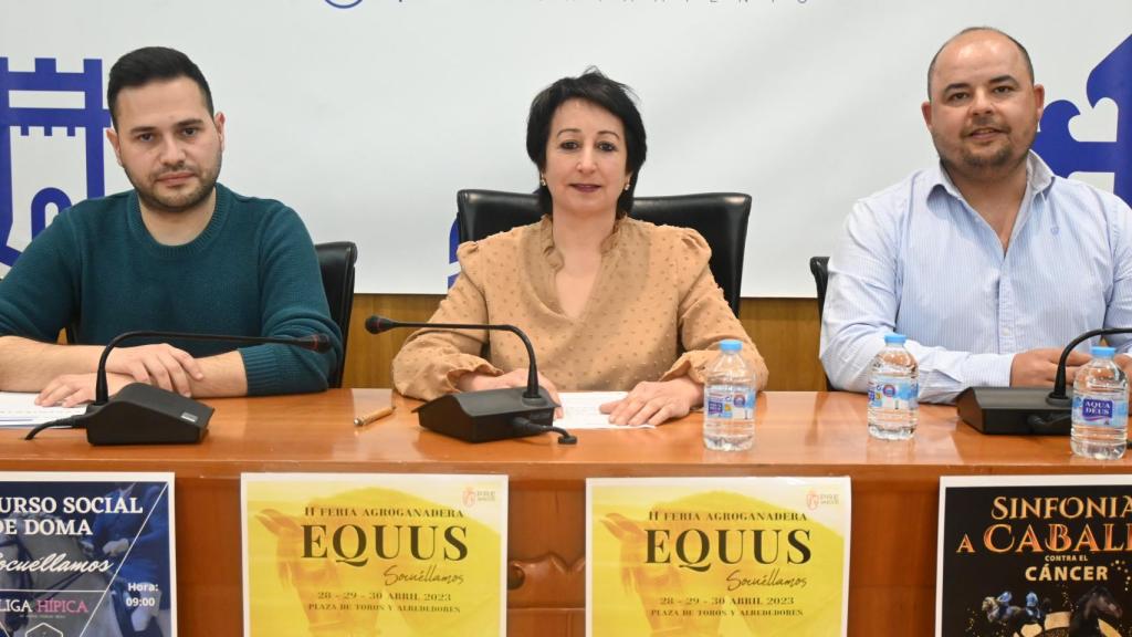 Jesús Daniel Mateo, María Ángeles Moreno y José Ángel Morales, de izquierda a derecha.