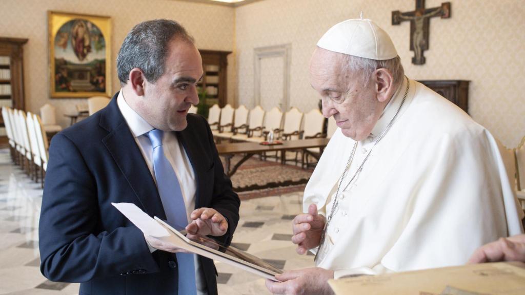 El Papa Francisco recibió en audiencia privada al toledano Fernando Redondo.