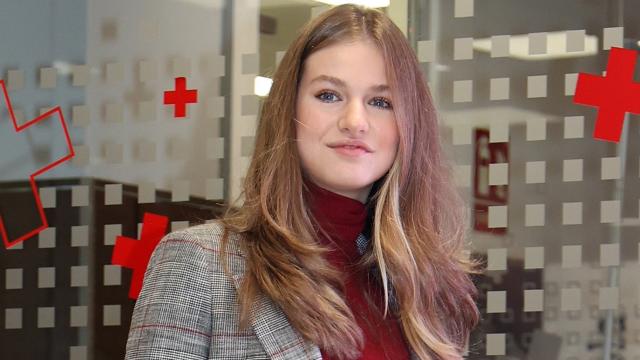 La princesa Leonor en su última imagen pública el pasado 15 de diciembre.