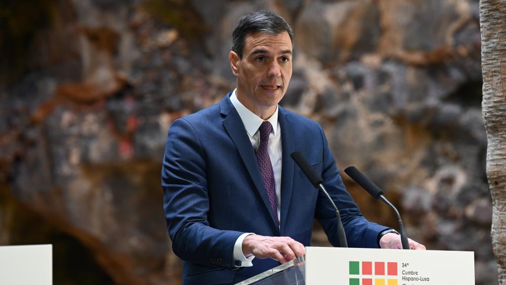 El presidente Pedro Sánchez esta semana en el foro hispano-protugués que tuvo lugar en Lanzarote.