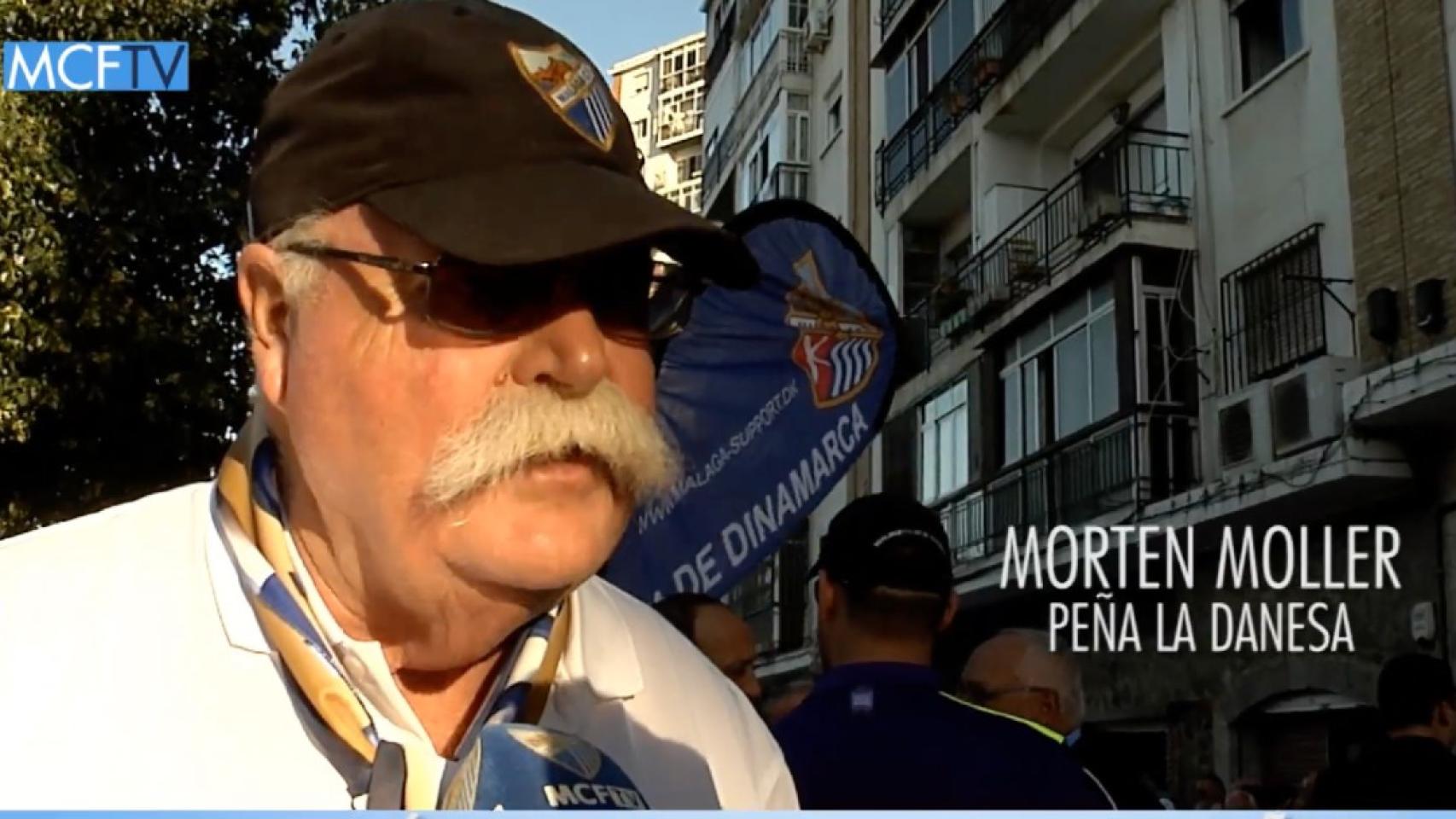 Fallece Morten Moller, fundador de la Peña Malaguista de Dinamarca