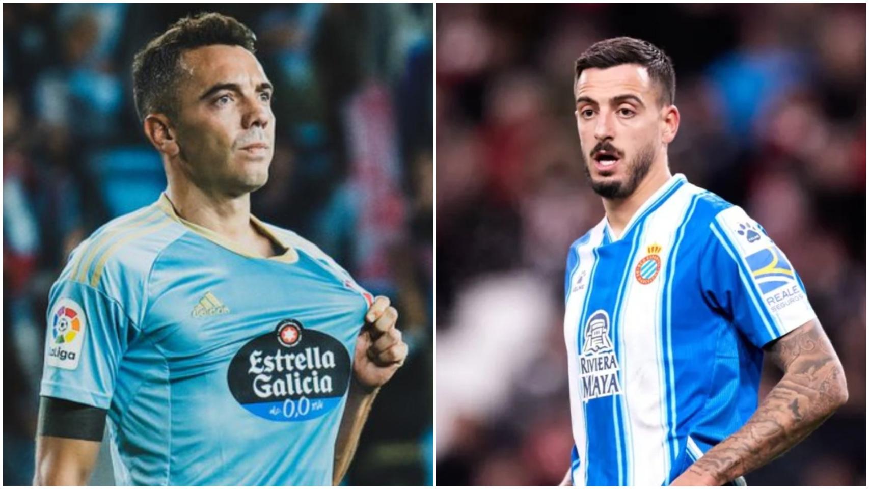 Iago Aspas y Joselu Mato.