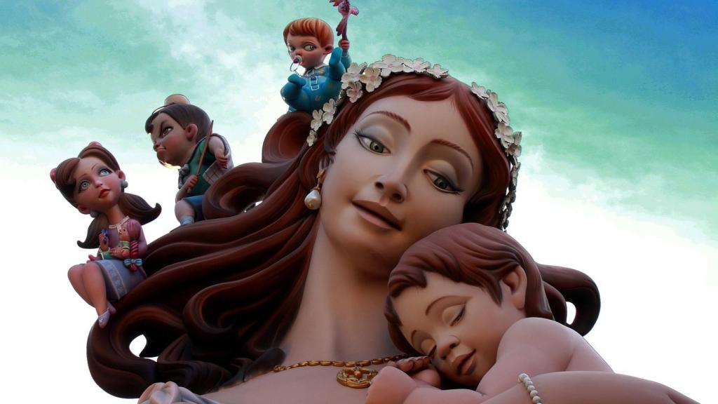 Las Fallas.