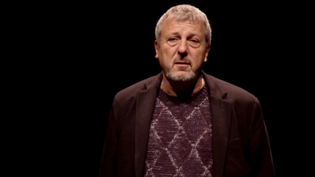 Marcos Hourmann durante la representación de la obra 'Celebraré mi muerte'.