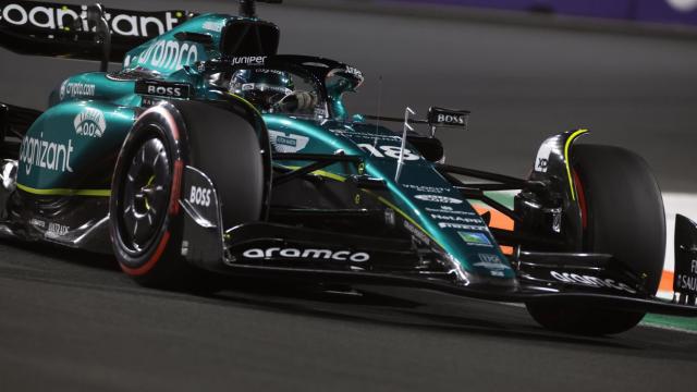 Fernando Alonso, en el circuito de Yeda.