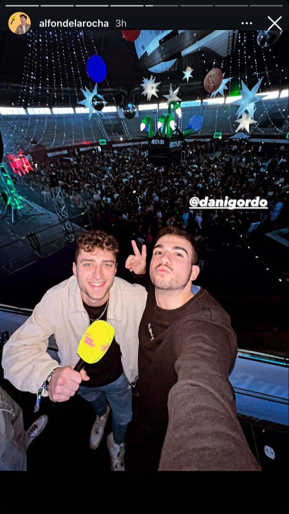 Alfonso de la Rocha y Daniel Gordo en la fiesta de Recreo.