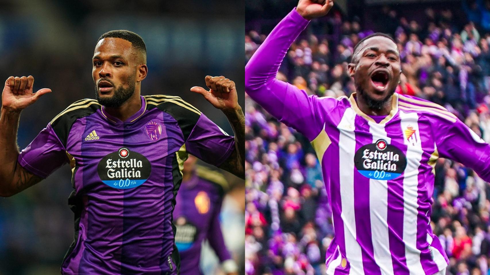 Cyle Larin y Martín Hongla