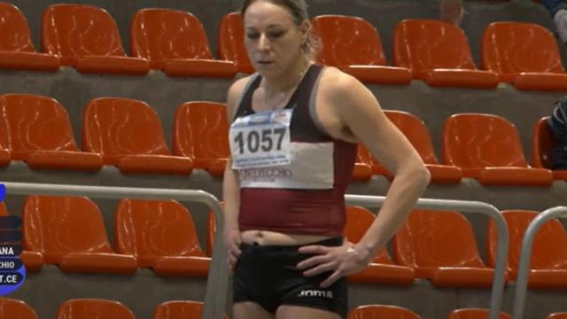 Valentina Petrillo, antes de batir el récord de los 200 metros.