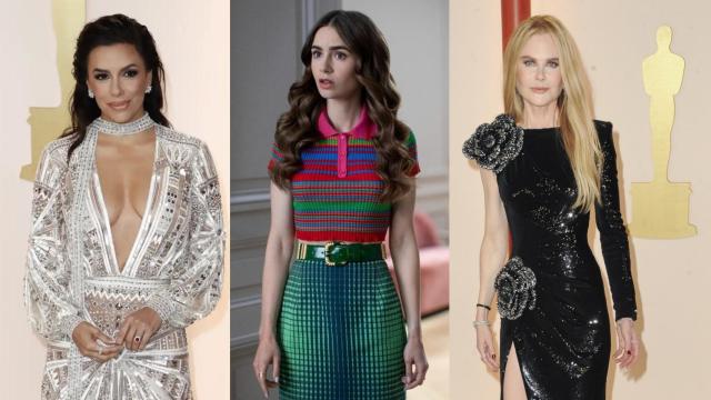 El 'efecto wet' de Eva Longoria; las ondas de 'Emily in Paris' y la melena de Nicole Kidman.