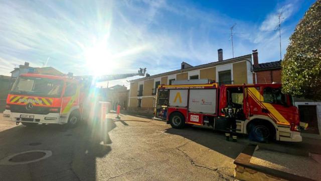 Incendio en Cubillas de Santa Marta