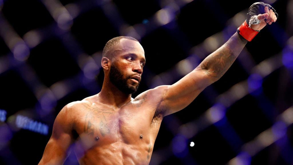 El luchador Leon Edwards, en el evento UFC 286