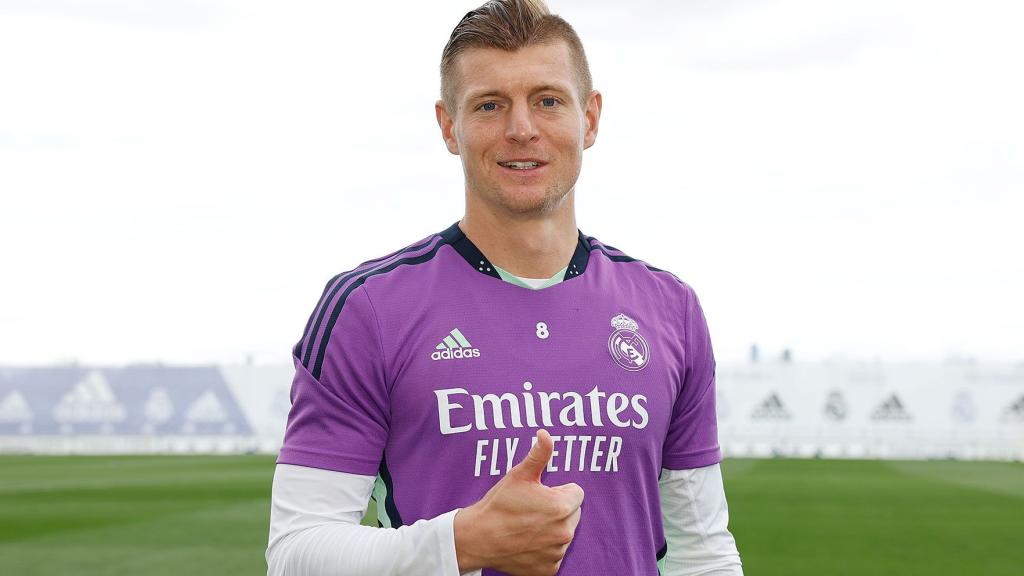 Toni Kroos, en la Ciudad Real Madrid