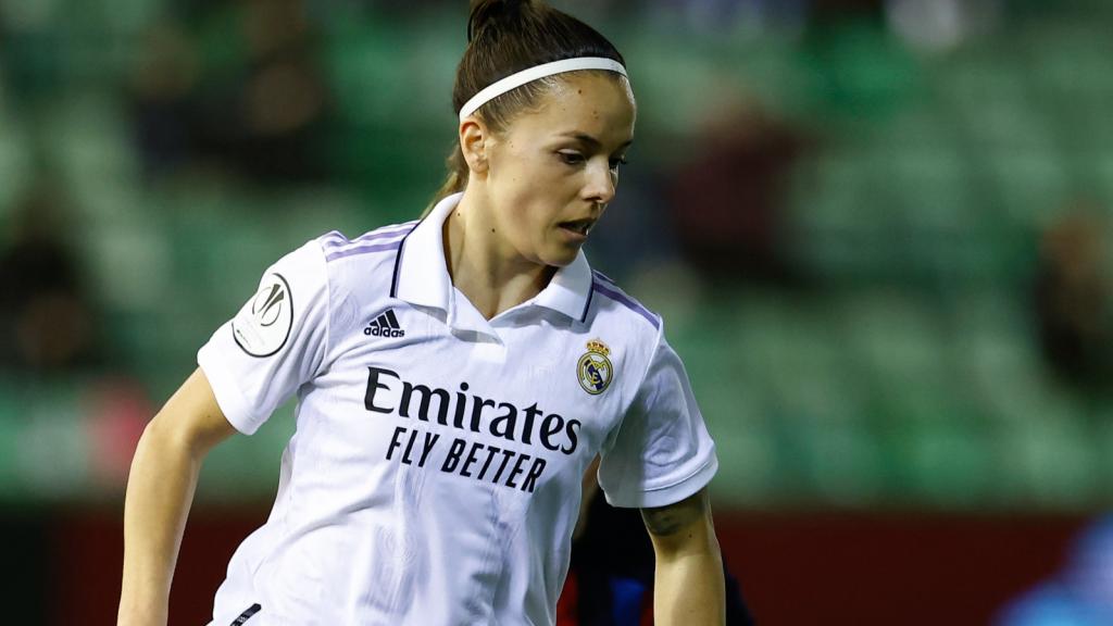 Claudia Zornoza, en un partido del Real Madrid Femenino