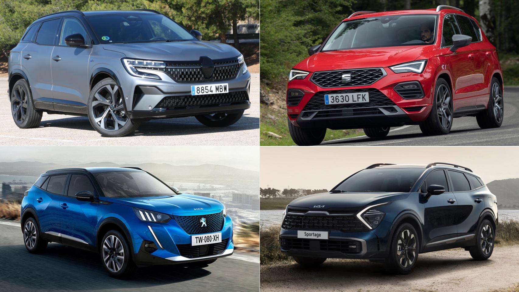 Las mejores ofertas de los SUV de moda: Hyundai Tucson, Kia Sportage, Renault Austral, Peugeot 2008, Seat Ateca