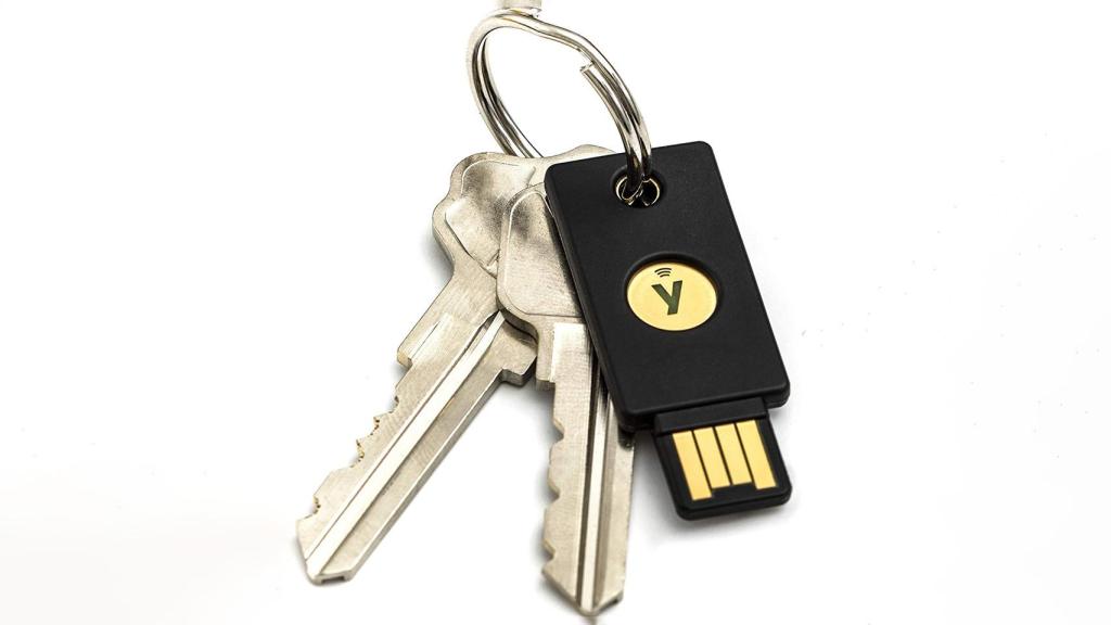 Llave de seguridad Yubico.