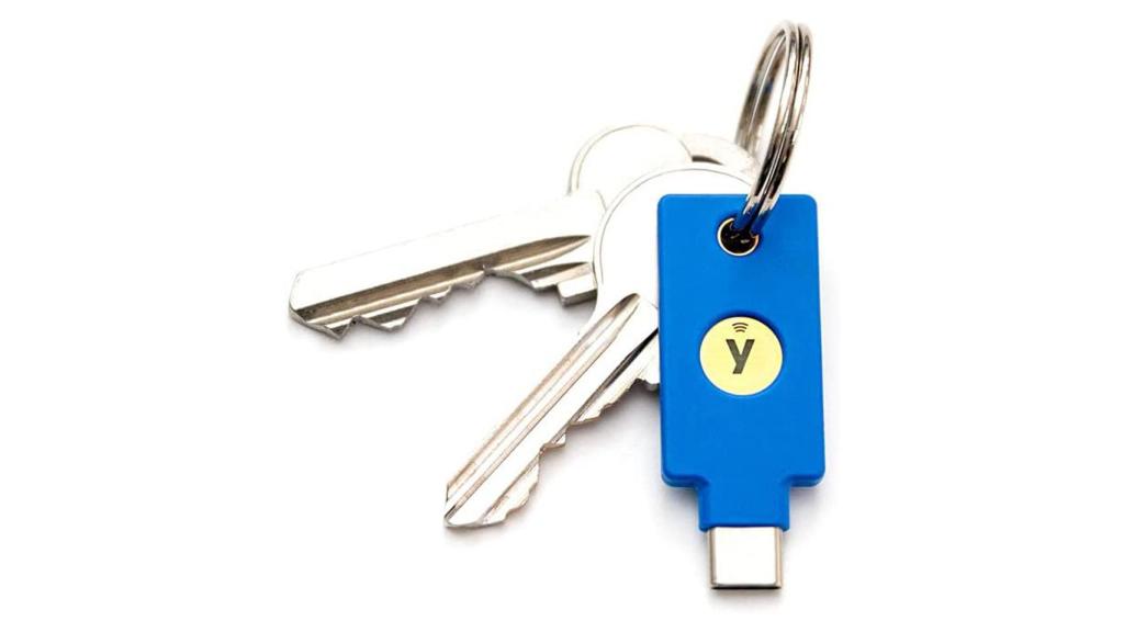 Llave de seguridad Yubico.
