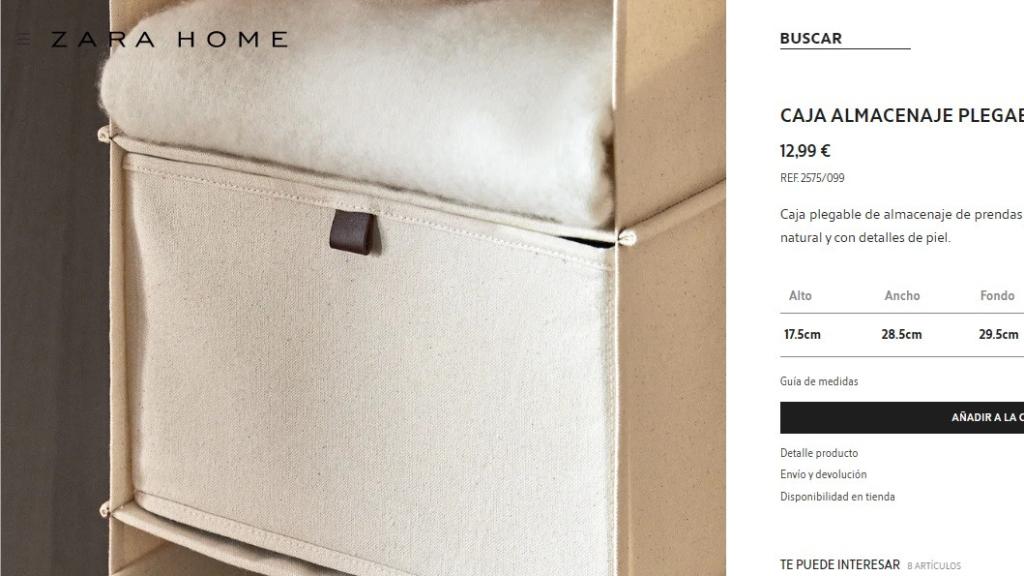 Caja almacenaje.