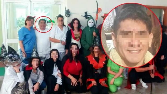 Marcos C, detenido por abusar sexualmente de una enferma, en una fiesta en la residencia en la que trabajaba.
