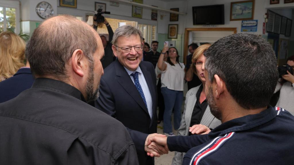 El presidente d ela Generalitat, Ximo Puig, en Orihuela este lunes.