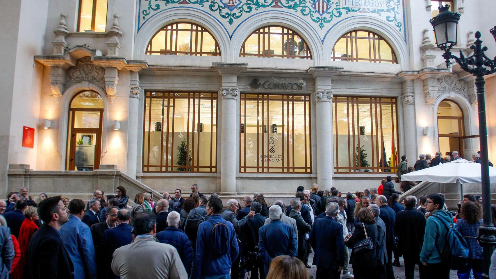 Inauguración este lunes de la nueva sede de la Generalitat de Alicante, ubicada en la antigua sede de Correos.