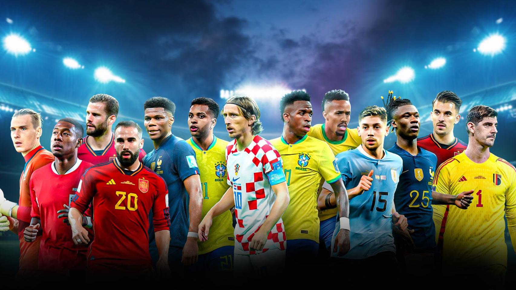 Los internacionales del Real Madrid en marzo de 2023