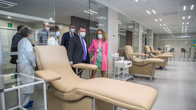 Inauguración del Centro Regional de Transfusiones en Toledo.