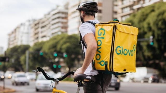 Un repartidor de Glovo.