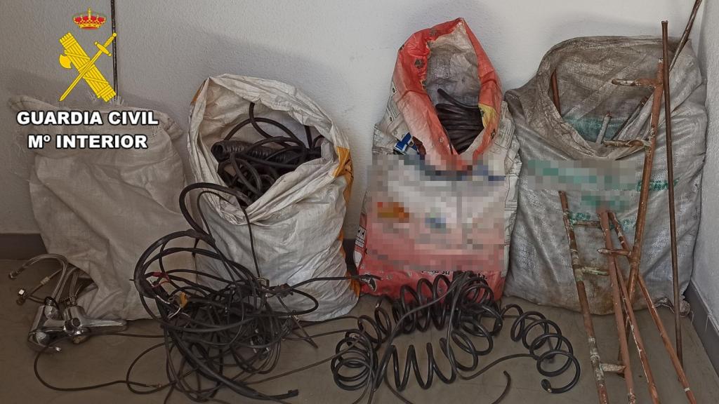 Imagen del material que intentó robar el hombre de 42 años detenido en Burgos
